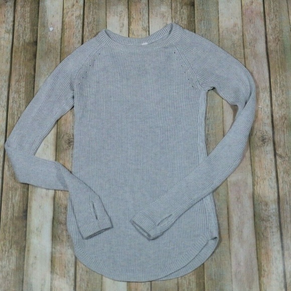 lululemon athletica Sweaters - Lululemon Cabin Yogi Sweater Ribbed Cashmere Yoga